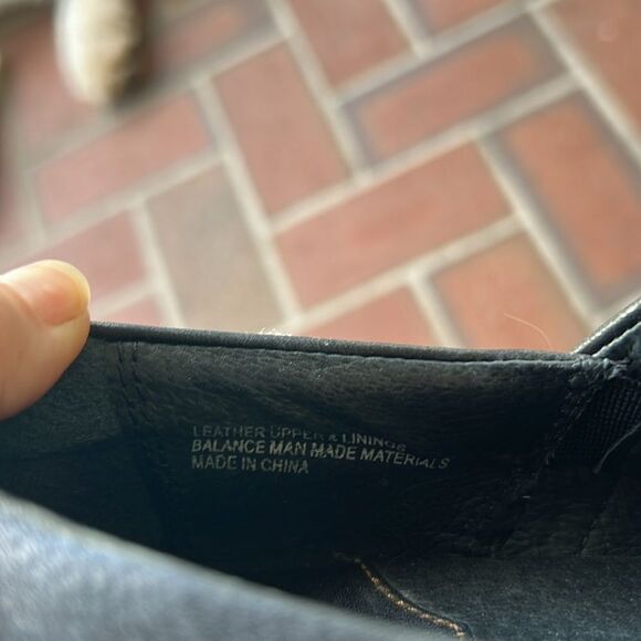 Born Leather Heeled Split Toe Clogs Black Size 7 - Picture 7 of 9